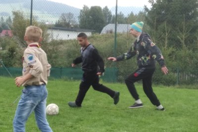 Futbal so skautami