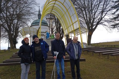 Prechádzka v Bobrove s dobrovoľníčkou.